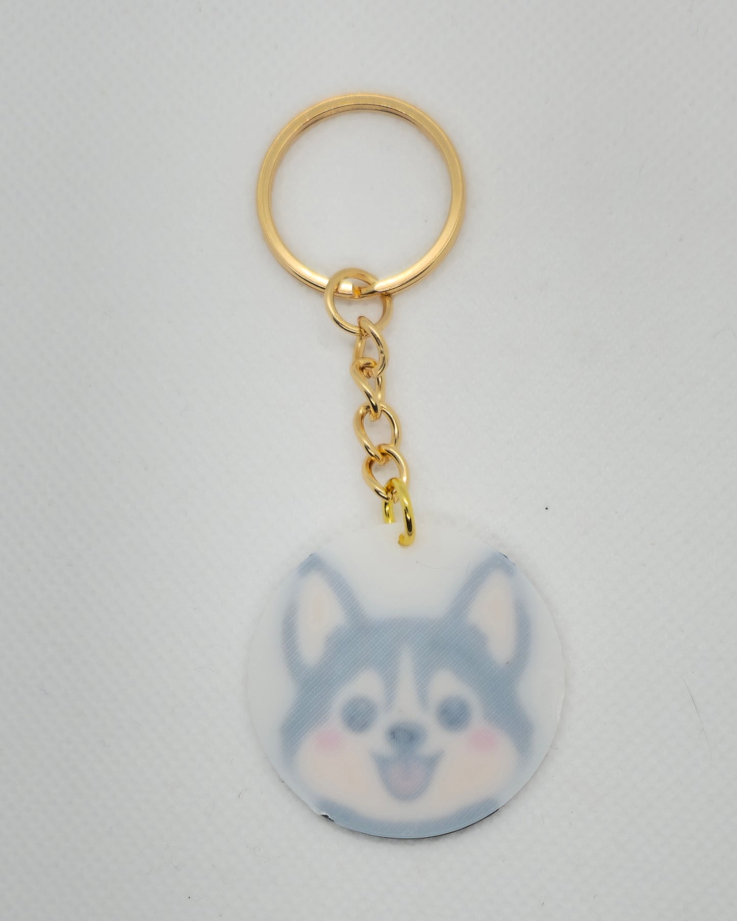 Adorable Dog Face Keychains