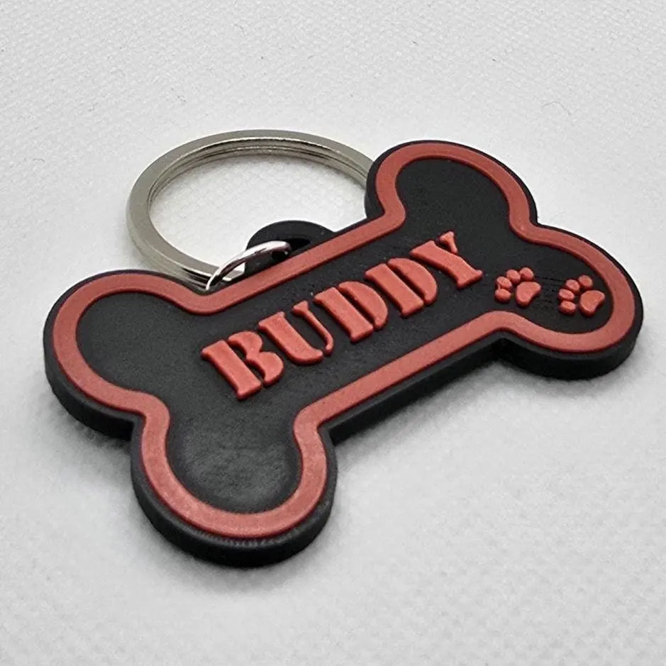 Personalized 3d Dog Bone Nametags