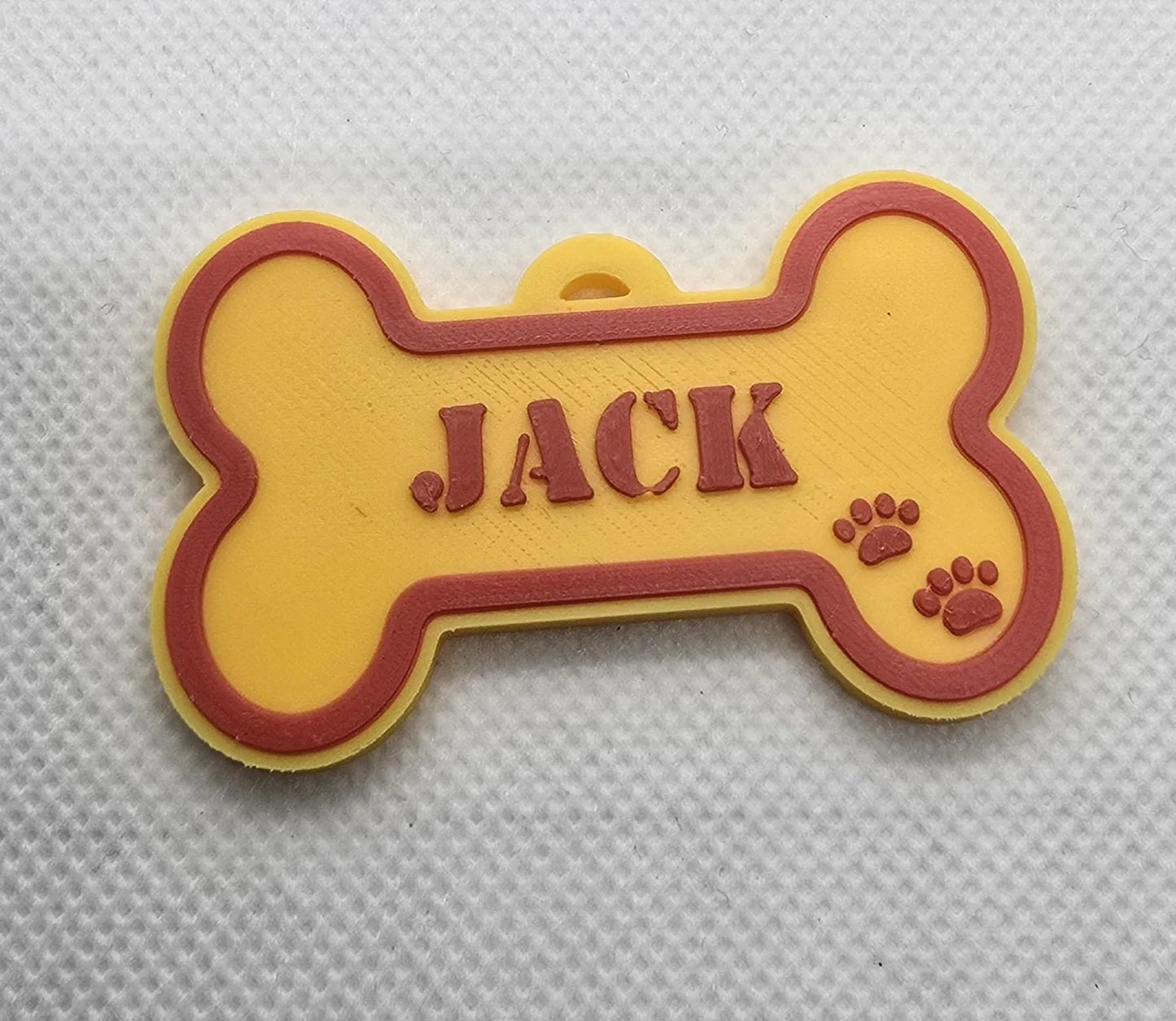 Personalized 3d Dog Bone Nametags