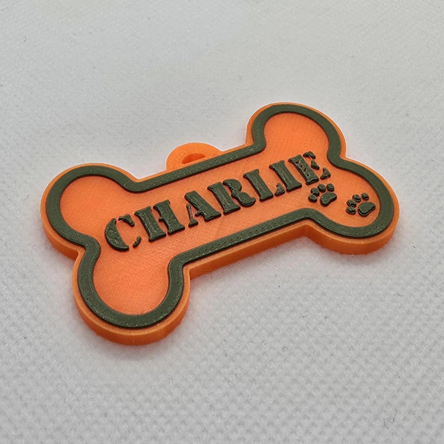 Personalized 3d Dog Bone Nametags